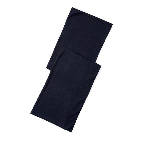 Ralph Lauren Cashmere Jersey Scarf Classic Chairman Navy
