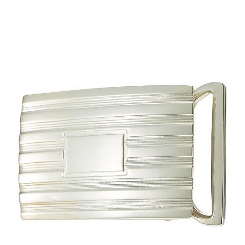 Ralph Lauren Engine-turned Belt Buckle Silver