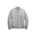 Ralph Lauren Double-knit Bomber Jacket Battalion Heather