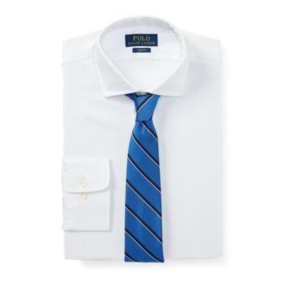 Ralph Lauren Slim Fit Cotton Dress Shirt 2272 Blanc