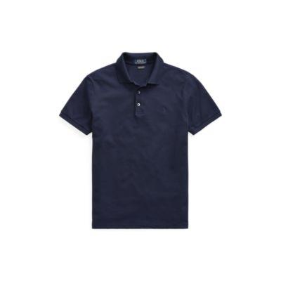 Ralph Lauren Custom Slim Stretch Mesh Polo French Navy/tonal Pp