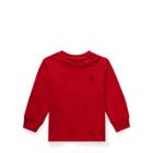 Ralph Lauren Cotton Long-sleeve T-shirt Rl 2000 Red 12m