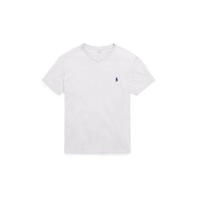 Ralph Lauren Classic Fit V-neck T-shirt White 3x Big