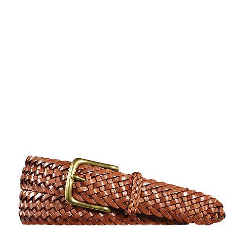 Ralph Lauren Sportsman Braided Belt Tan