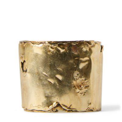 Ralph Lauren Distressed Brass Cuff Gold