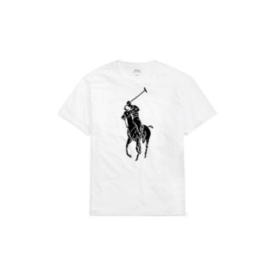 Ralph Lauren Classic Fit Cotton T-shirt White/black