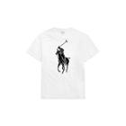 Ralph Lauren Classic Fit Cotton T-shirt White/black