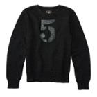 Ralph Lauren Rrl Indigo Cotton Crewneck Sweater Black