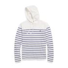 Ralph Lauren Weathered Cotton Jersey Hoodie White/fall Royal 4x Big
