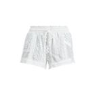 Ralph Lauren Eyelet Cotton Short White