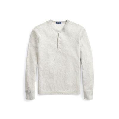 Ralph Lauren Cotton-blend Henley Shirt Metro Heather/heather