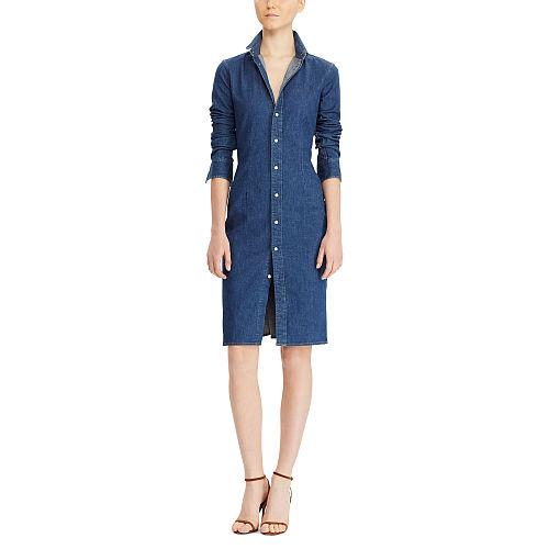 Polo Ralph Lauren Stretch Denim Shirtdress