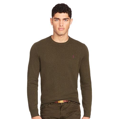 Polo Ralph Lauren Merino Wool Crewneck Sweater Dark Loden