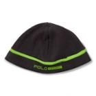 Ralph Lauren Polo Sport Thermal Fleece Running Hat Black/rescue Green