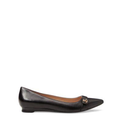 Ralph Lauren Aminah Ballet Flat Black