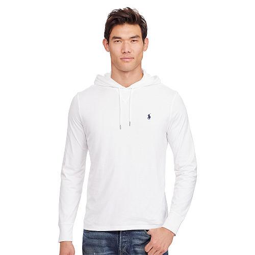 Polo Ralph Lauren Featherweight Pima Hoodie White