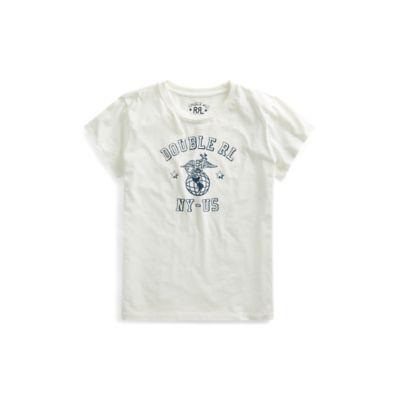 Ralph Lauren Jersey Graphic T-shirt Surplus White