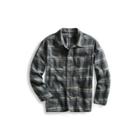 Ralph Lauren Plaid Cotton Shirt Jacket Black/navy