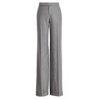 Ralph Lauren Alexa Wool Wide-leg Pant Medium Grey Melange