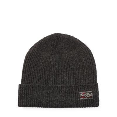 Ralph Lauren Merino Wool Watch Cap Grey Melange
