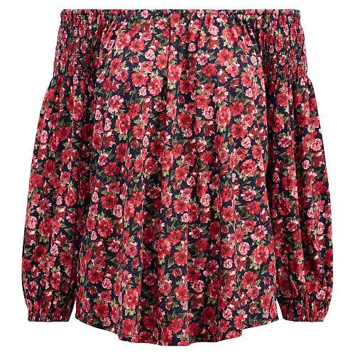 Ralph Lauren Lauren Floral Off-the-shoulder Top