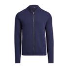 Ralph Lauren Cotton-blend Full-zip Sweater French Navy