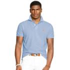 Polo Ralph Lauren Custom-fit Mesh Polo Shirt Pebble Blue