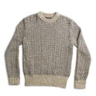 Ralph Lauren Rrl Jacquard-knit Crewneck Sweater Spotted Navy