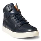 Polo Ralph Lauren Jory Calfskin High-top Sneaker Newport Navy