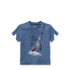 Ralph Lauren Cotton Jersey Graphic T-shirt Capri Blue 12m