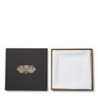 Ralph Lauren Rrl Linen Pocket Square White