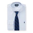 Ralph Lauren Slim Fit Checked Poplin Shirt 2238 White/blues