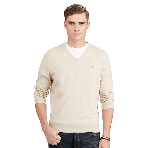 Polo Ralph Lauren Cotton-cashmere Sweater Oatmeal Heather