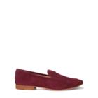 Ralph Lauren Ashtyn Suede Penny Loafer Berry