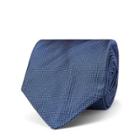 Ralph Lauren Pin Dot Silk Twill Narrow Tie Royal