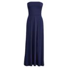 Polo Ralph Lauren Strapless Jersey Maxidress Navy