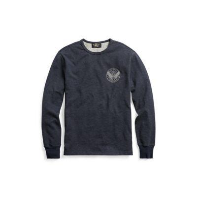 Ralph Lauren Cotton Jersey Graphic T-shirt Thermal Navy Heather