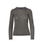 Ralph Lauren Cashmere Crewneck Sweater Medium Grey Melange