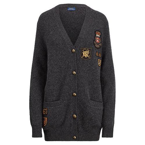 Polo Ralph Lauren Patchwork Boyfriend Cardigan