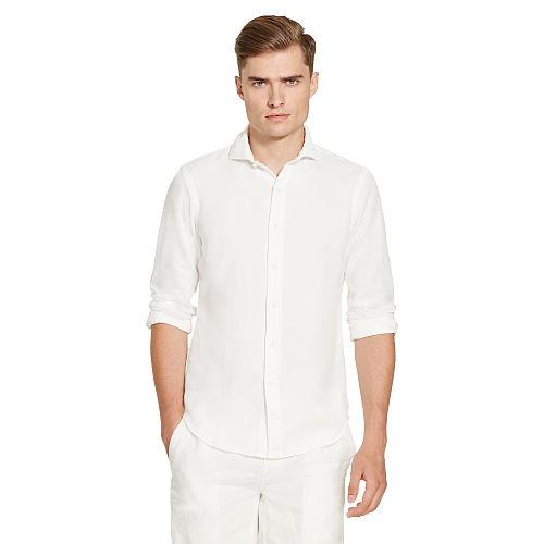 Polo Ralph Lauren Cotton Piqu Sport Shirt White