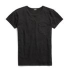 Ralph Lauren Indigo Cotton Pocket T-shirt Black Indigo