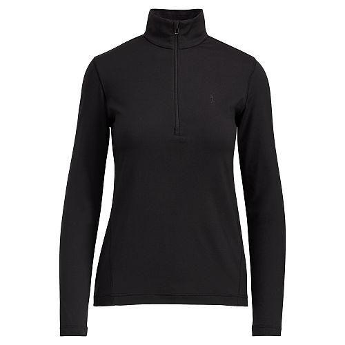 Ralph Lauren Polo Sport Jersey Half-zip Pullover Polo Black