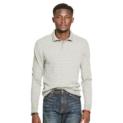 Polo Ralph Lauren Stretch Merino Wool Sweater Fawn Grey Heather