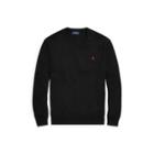 Ralph Lauren Cotton V-neck Sweater Polo Black 2x Big