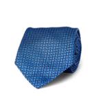 Ralph Lauren Patterned Silk Jacquard Tie Blue