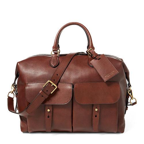 Ralph Lauren Calfskin Sahara Duffel Bag
