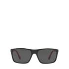 Ralph Lauren Regimental Sunglasses Shiny Black