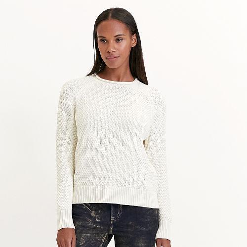 Ralph Lauren Lauren Cotton Raglan Sweater Antique Ivory
