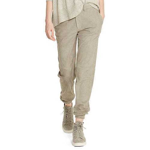 Polo Ralph Lauren Suede Jogger Pant Shoreline Grey