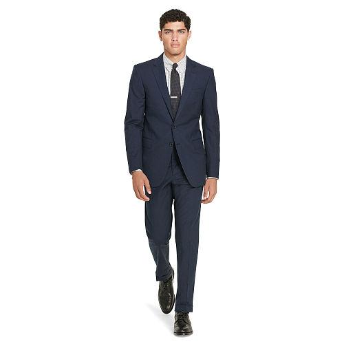 Polo Ralph Lauren Connery Cotton Tickweave Suit Navy